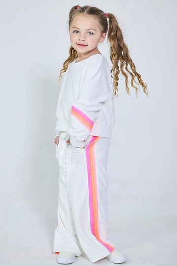 Neon Rainbow Plush Sweat Set