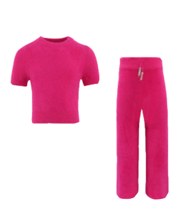 Pre-Order Pink Cozy Crystal Sweater Set