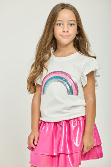 Pre-Order Rainbow Ruffle Tee