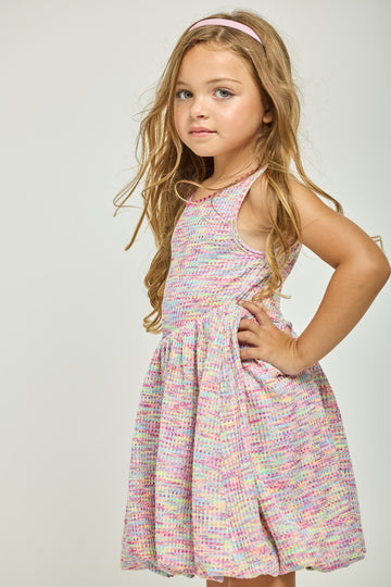 Pre-Order Pink Pop Crystal Bubble Dress