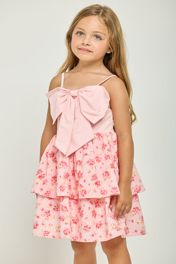 Pre-Order Petal Bow Ruffle Dress