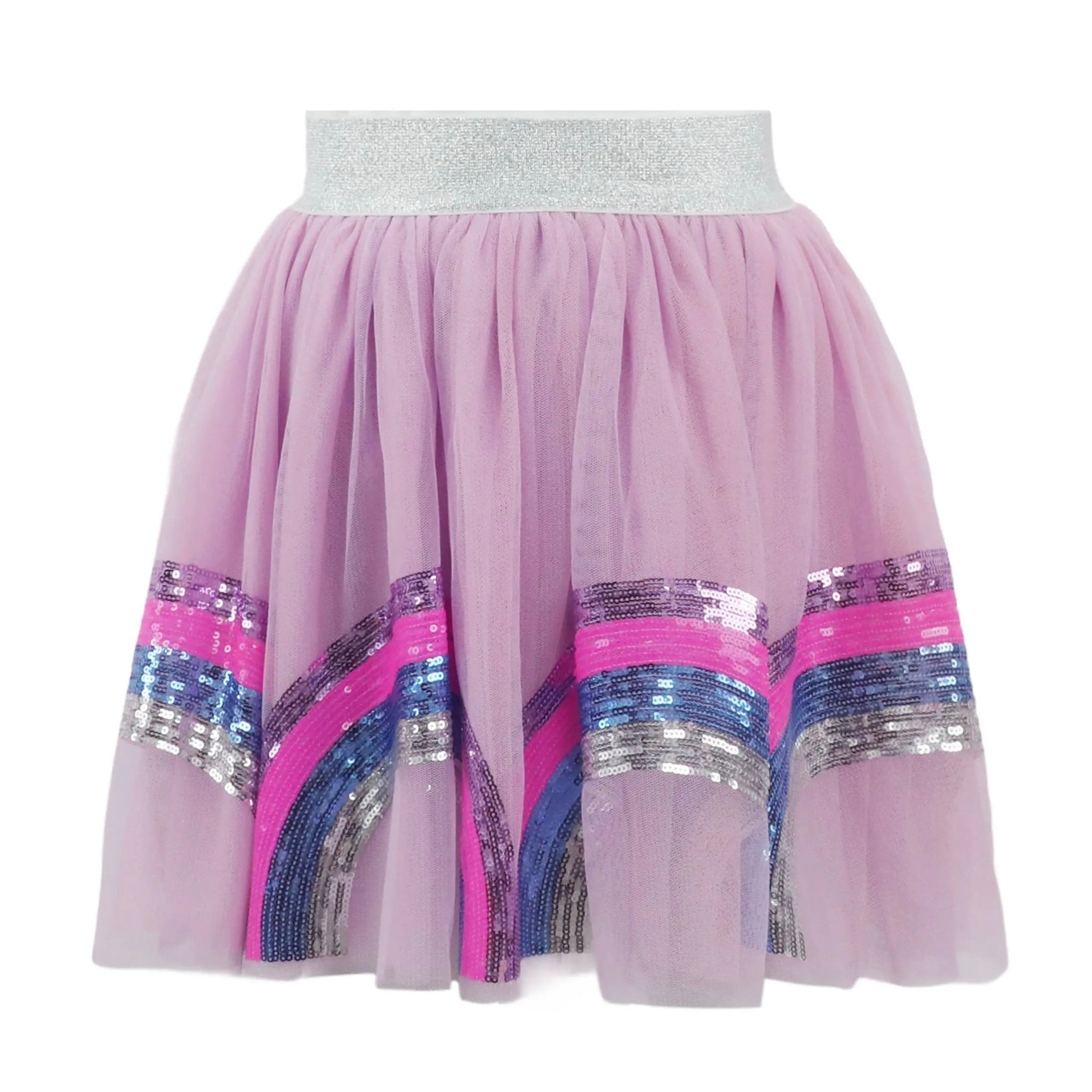 Pre-Order Purple Smiley Rainbow Skort