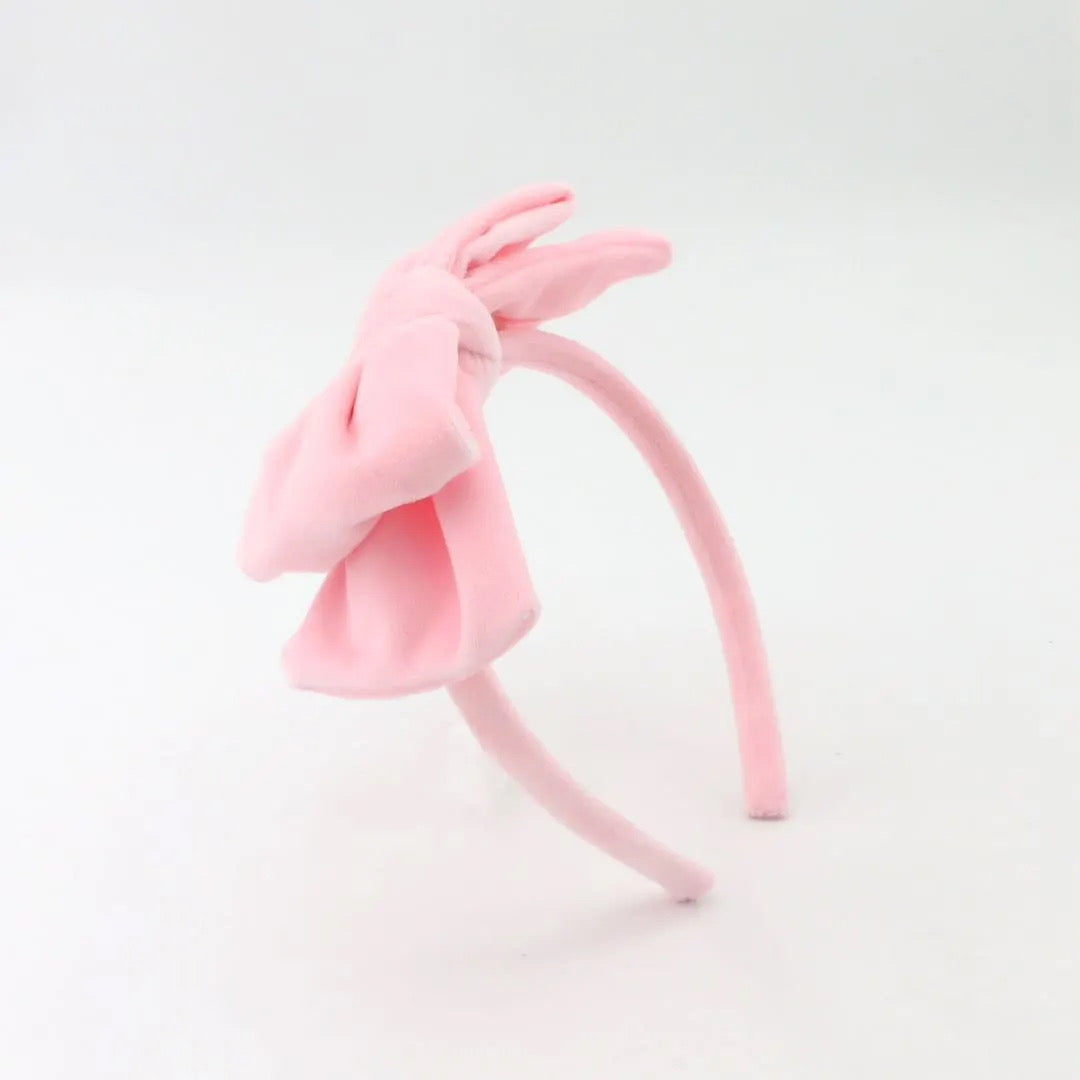 Pink Bow Headband