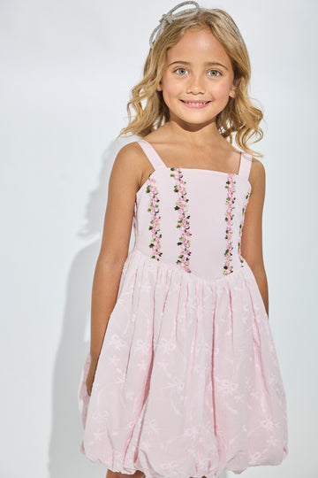 Pre-Order Blushing Rose Bubble Dress