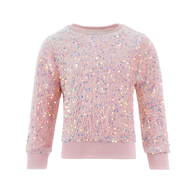 The Jessica Sequin Sweater and Iridescent Legging Set