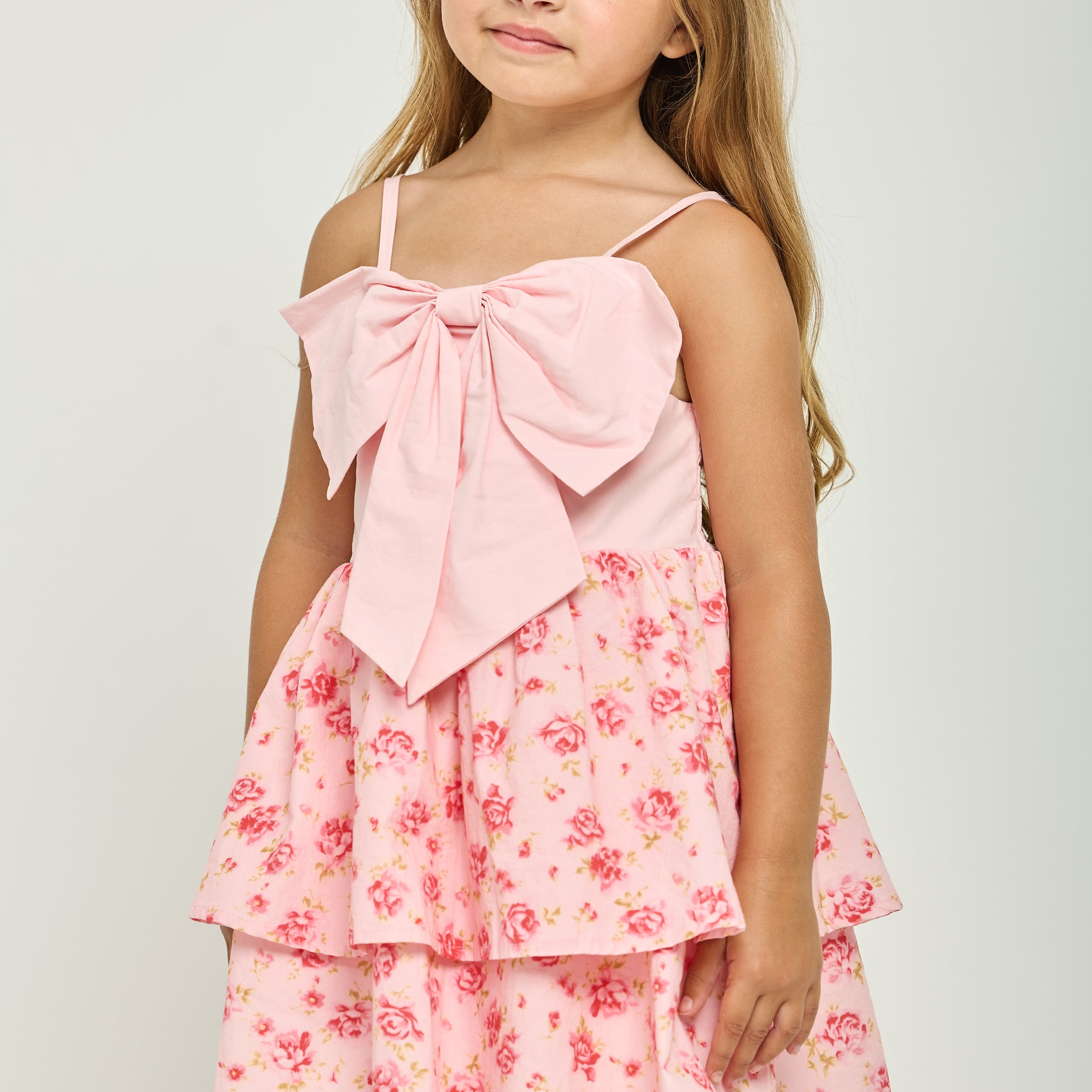 Pre-Order Petal Bow Ruffle Dress